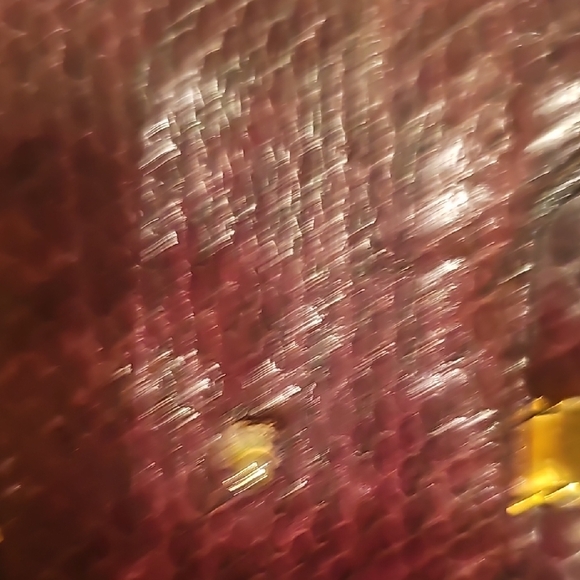 Elegant Burgundy Snake Print Women's Bag - Picture 10 of 11